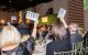 Supporters raise auction numbers at the 2024 St. Jude Houston Gala. 