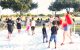 Children play outdoors at the St. Jude Walk/Run® - Houston. 