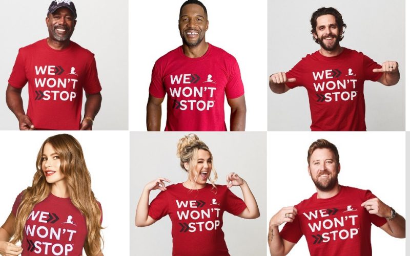 st jude t shirt we wont stop