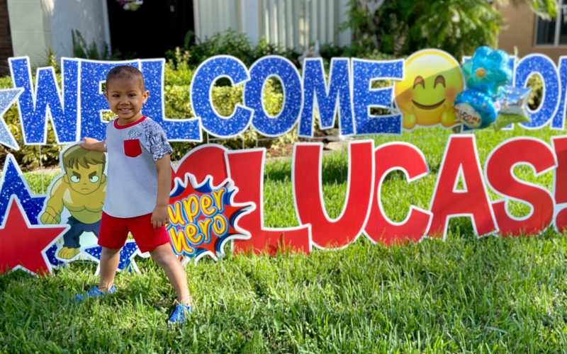 Little Lucas is 'Home from St. Jude' after a brain tumor threatened his